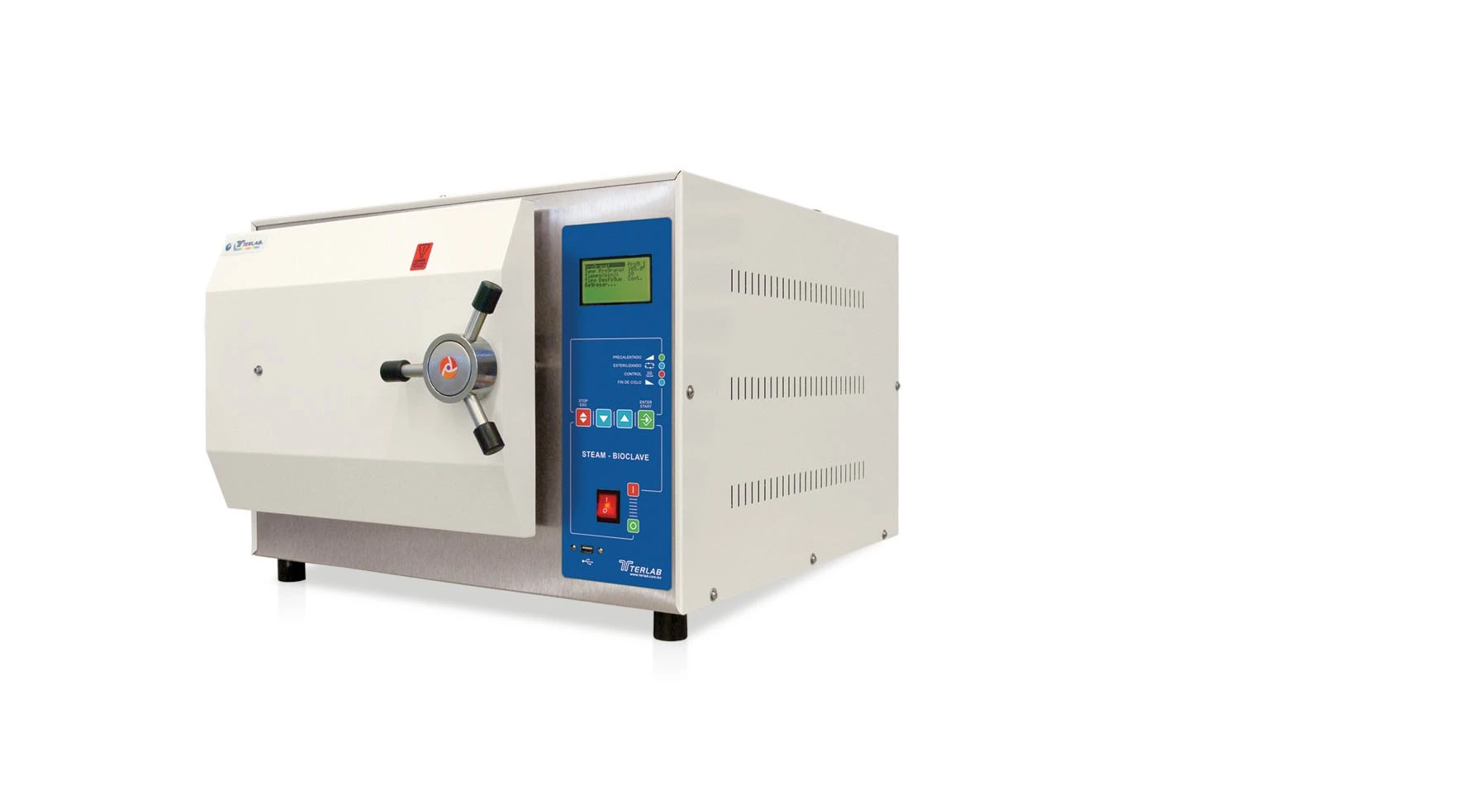 Self-generated steam sterilizer, and automatic cycle  TE-A17FP